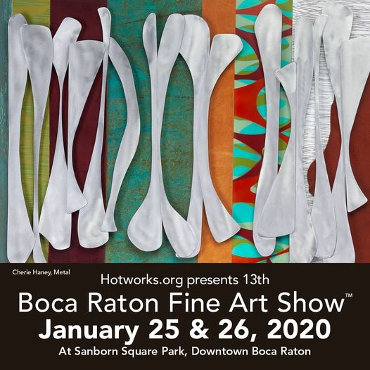Bocat Raton Fine Art Show, January 25 and 26, 2020.