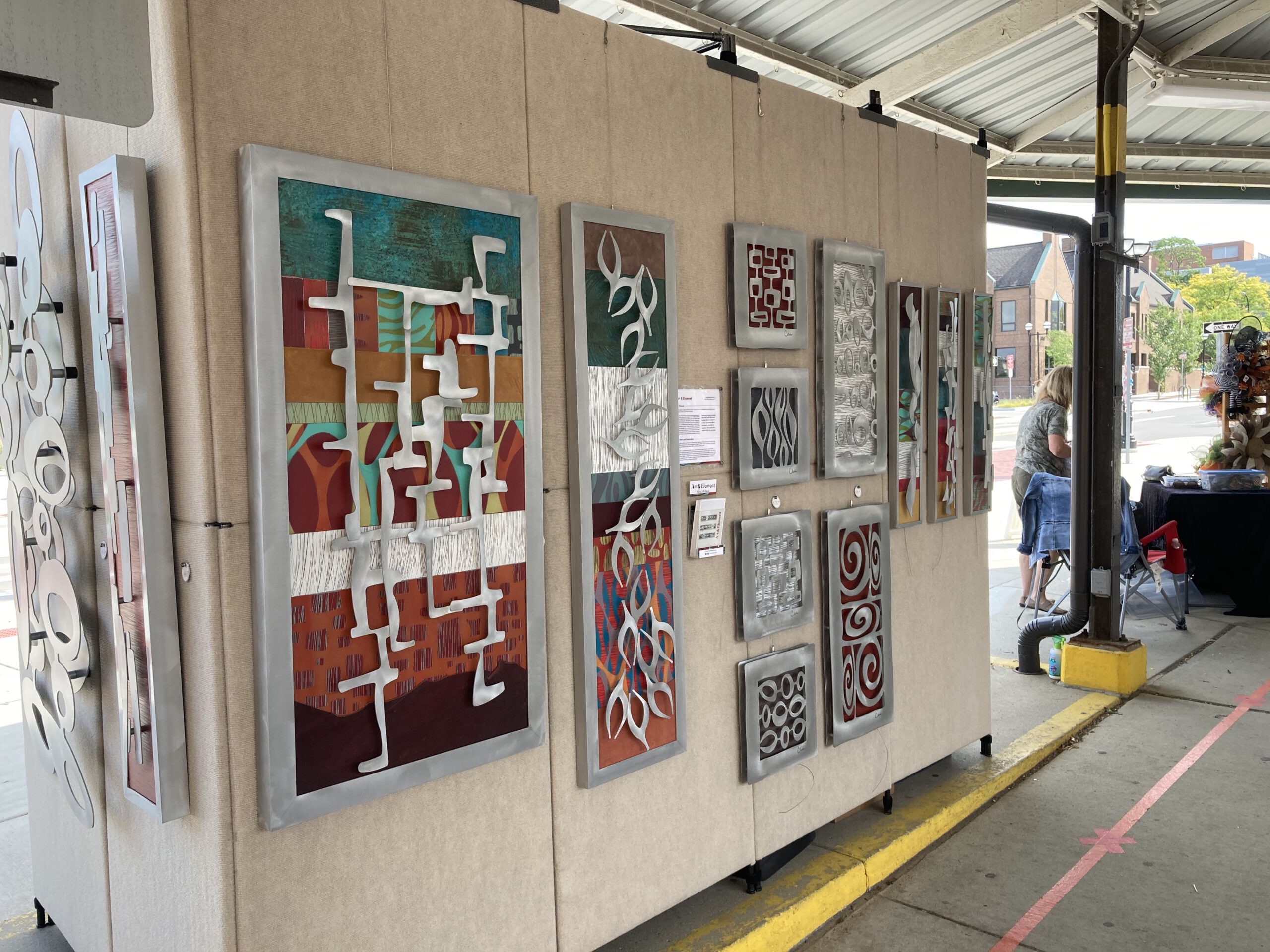 Flower Day and Cherie's Organic Metal Art Art & Element