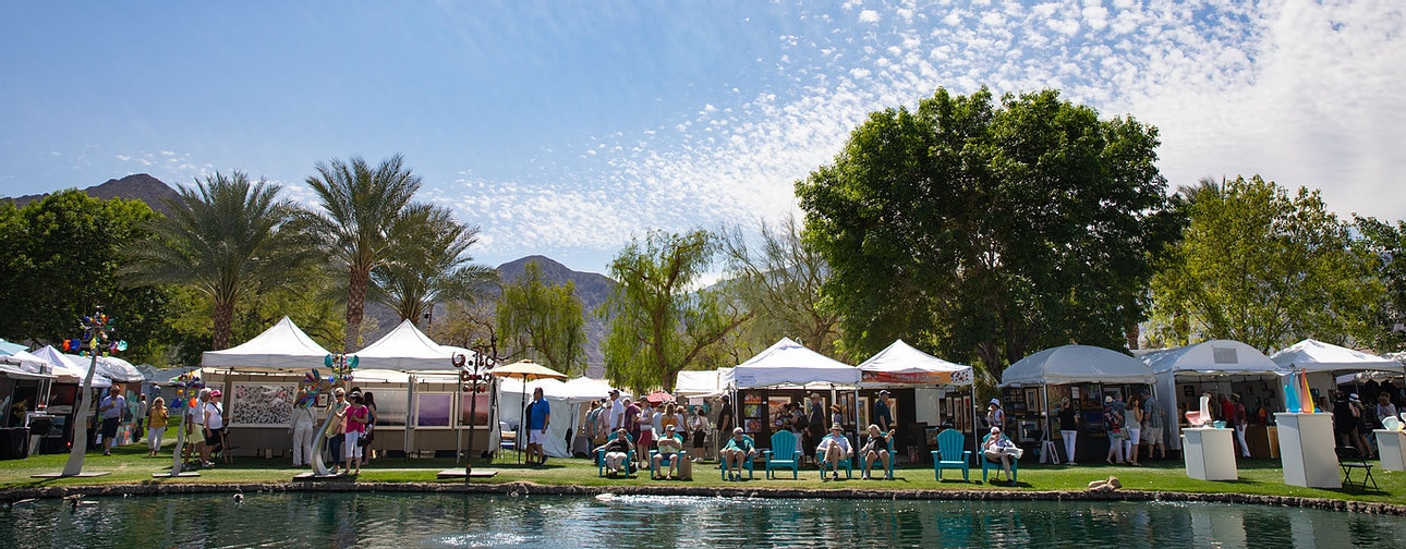 A wide view of La Quinta Arts Festival