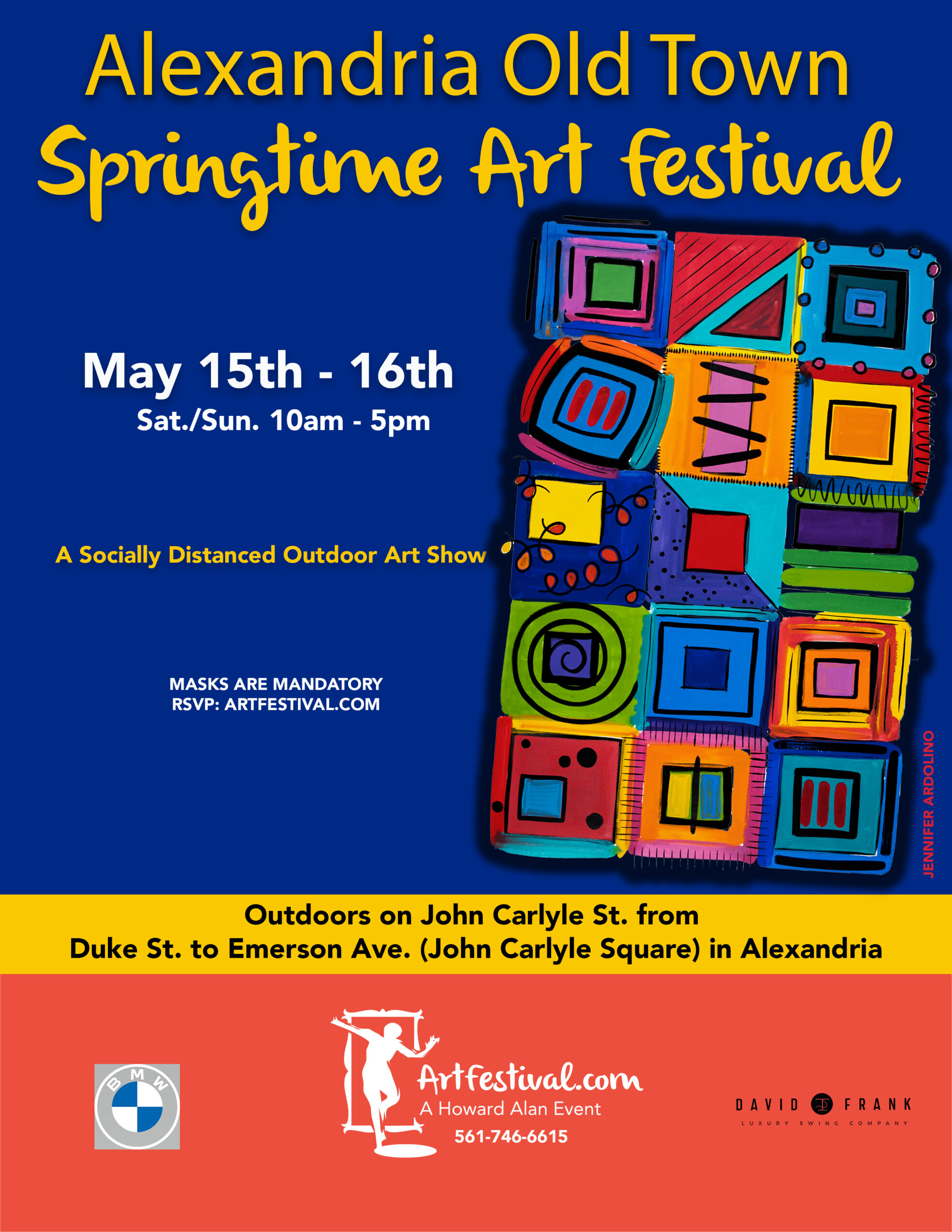 Alexandria Old Town Springtime Art Festival poster