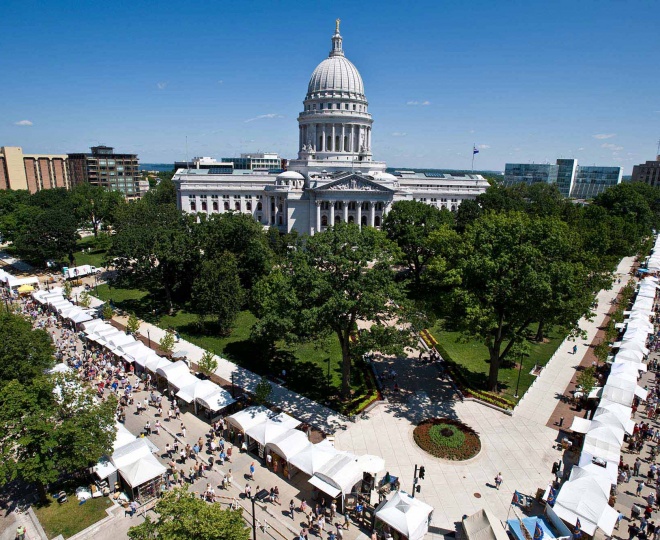 Art Fair on the Square with Cherie, Madison Museum of Contemporary Art