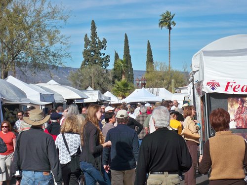 Cherie in AZ: Carefree Fine Art & Wine Festival