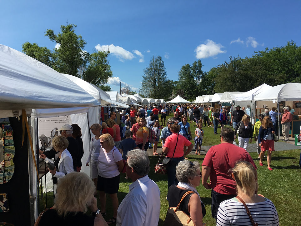 Cherie at Suttons Bay Art Festival